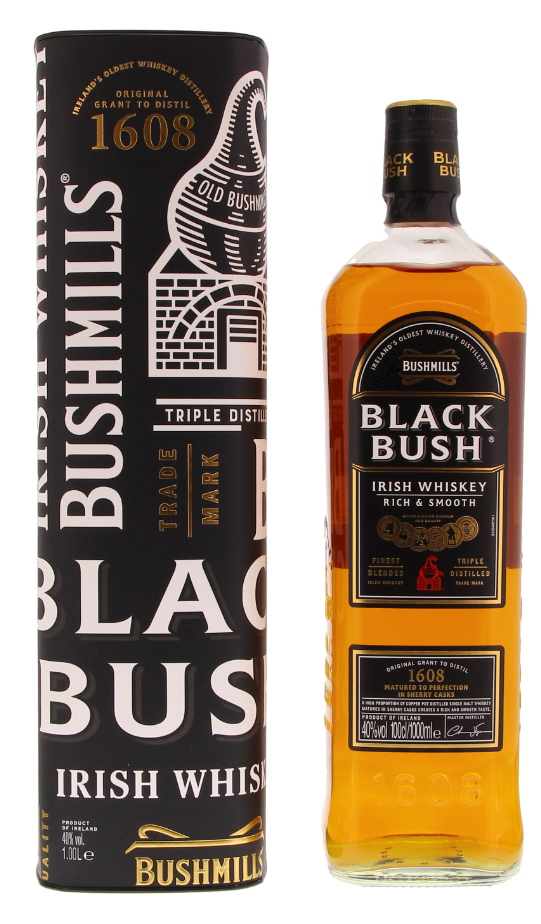 Bushmills Black  100cl 40° (R) GBX x12