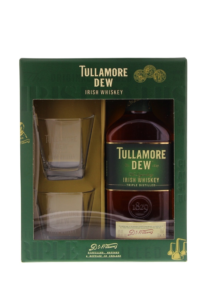 Tullamore Dew + Glas Pack 70cl 40° (R) GBX x6