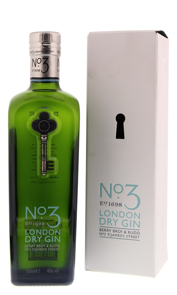 London N°3 Dry Gin 70cl 46° (R) GBX x6