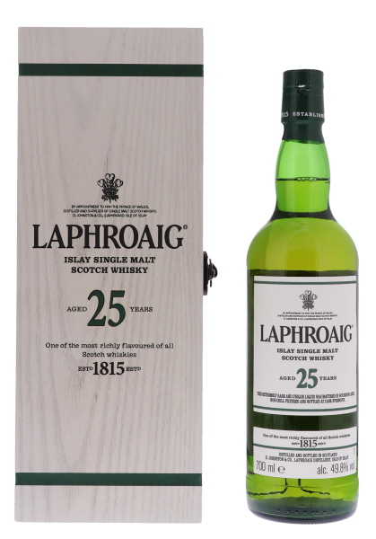 Laphroaig 25 YO 70cl 49,8° (NR) GBX x6