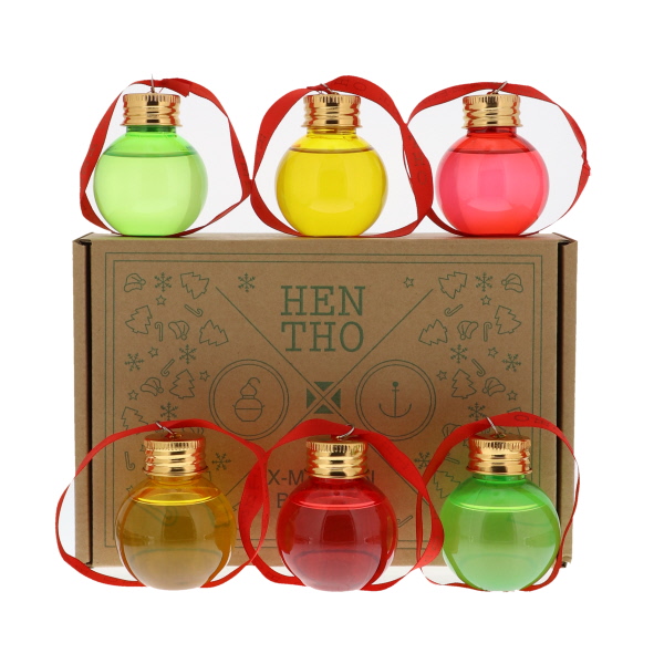 Hentho Boules de Noël 6 x 5cl 44° (R) x12