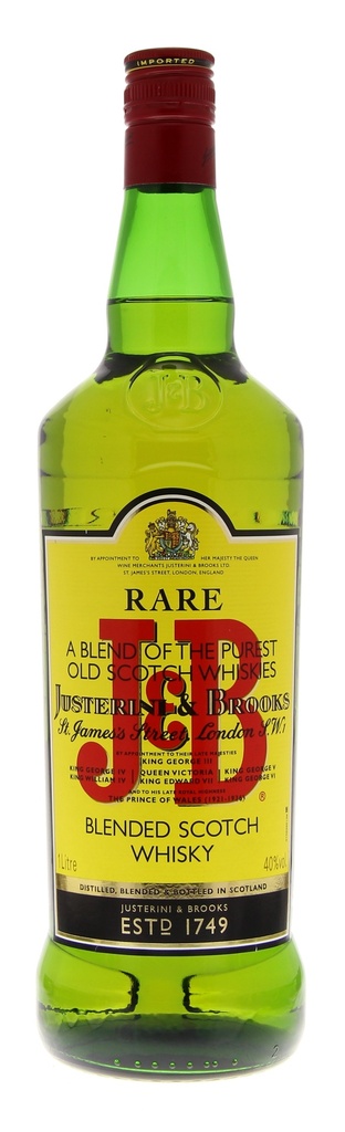 J&B Rare 100cl 40° Travel Retail Label (R) x12