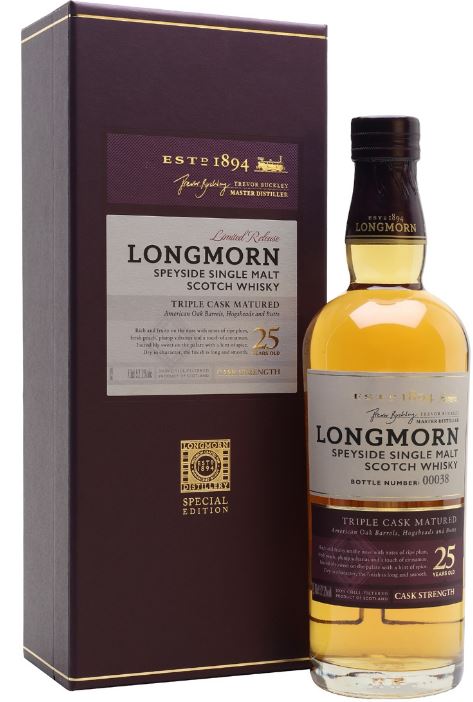 Longmorn 25 70cl YO 53° (R) GBX x3