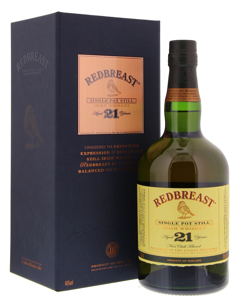 Redbreast 21 YO Pott Still Single Malt 70cl 46° (R) GBX x3