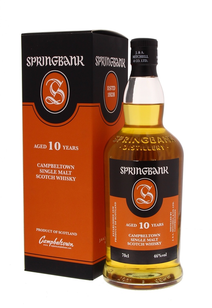 Springbank 10 YO 70cl 46° (R) GBX x6