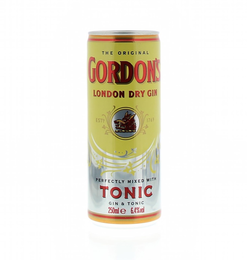 Gordon's & Tonic Cans 6,4° 12 x 25cl CAN x12