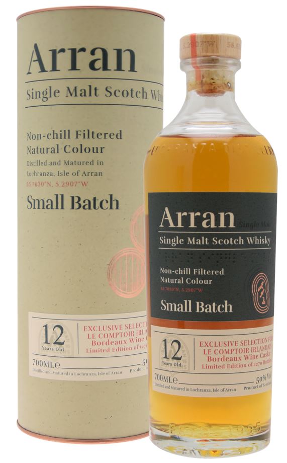 Arran 12 YO Bordeaux Cask 70cl 50° (R) GBX x6