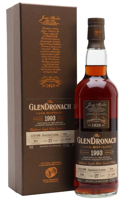 Glendronach 27 YO 1993 70cl 54,2° (NR) GBX x6