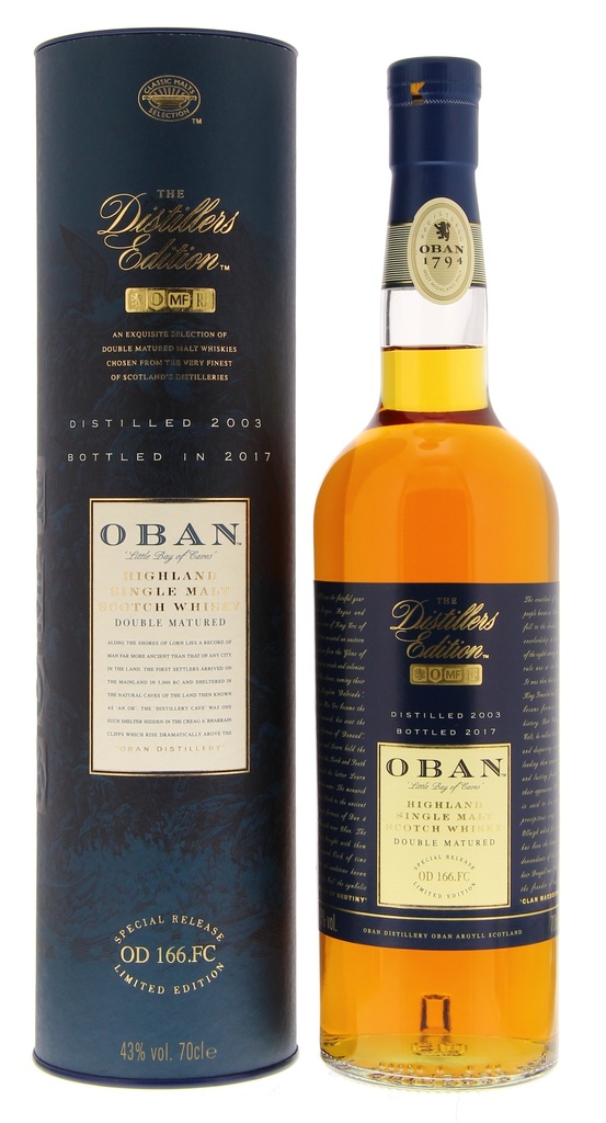 Oban Distillers Edition 2003 (Bottled 2017) 70cl 43° (R) GBX x6