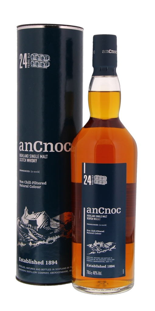 An Cnoc 24 YO 70cl 46° (R) GBX x6