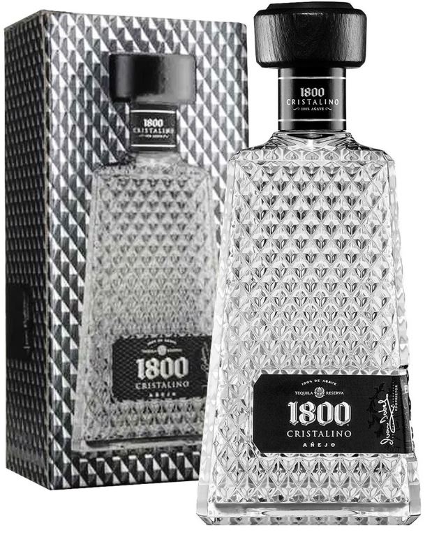 1800 Tequila Jose Cuervo Cristalino Anejo 70cl 35° (R) GBX x6