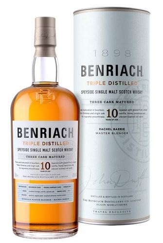 BenRiach 10 Years Triple Distilled 1L 43° (R) GBX x6