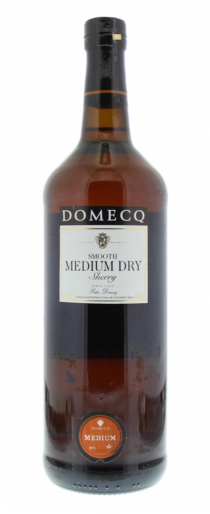 Domecq Medium Dry Sherry 100cl (R) x6