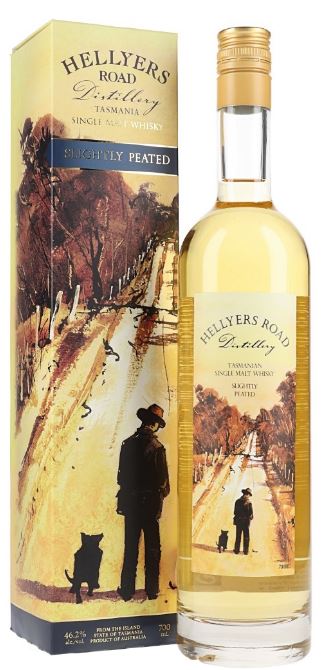 Hellyers Road Slightly Peated 70cl 46,2° (NR) GBX x6