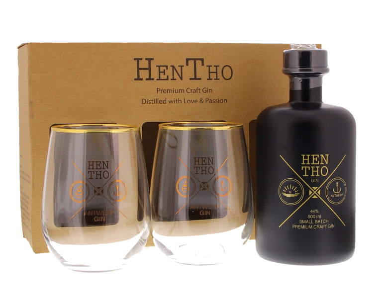 Hentho Noah 50cl 44° + 2 Glasses (R) x6