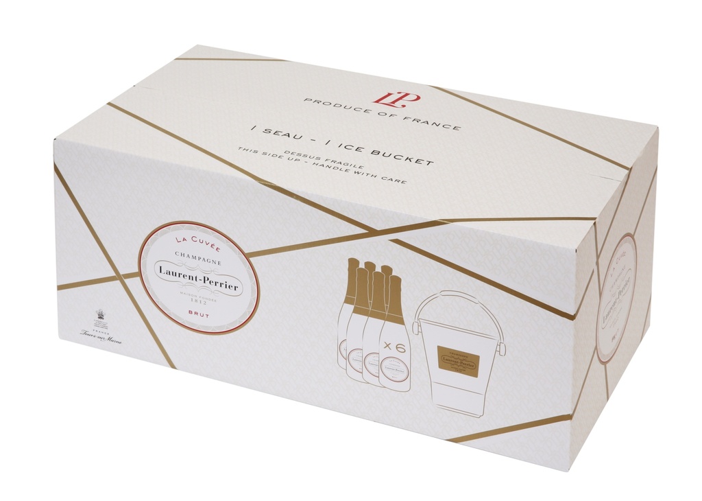Laurent Perrier Cuvée 6 bouteilles + 1 Seau (R) x1