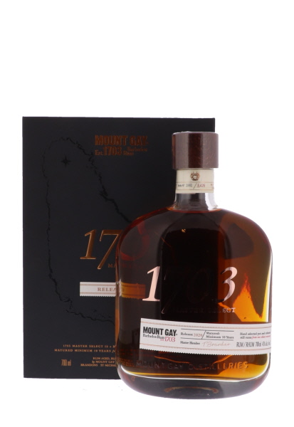 Mount Gay 1703 70cl 43° (R) GBX x6