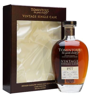 Tomintoul 1977 Single Sherry Cask Decanter 70cl 54,9° (R) GBX x3