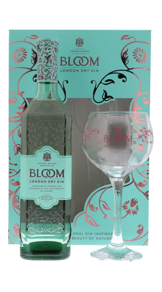 Bloom Gin + 1 glass 70cl 40° (R) GBX x3