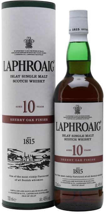 Laphroaig 10 YO Sherry Oak Finish 70cl 48° (NR) GBX x6