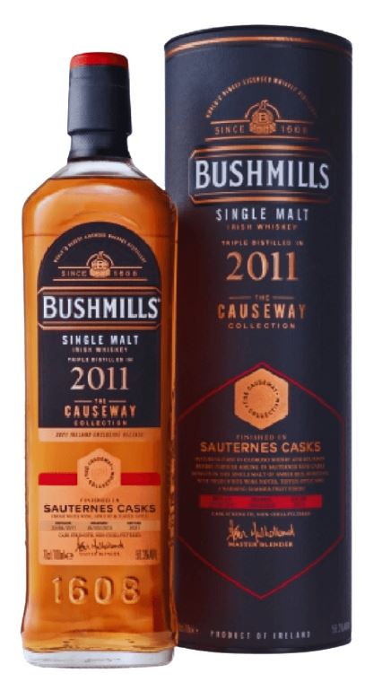 Bushmills Causeway 2011 Sauternes Cask 70cl 56,3° (NR) GBX x6