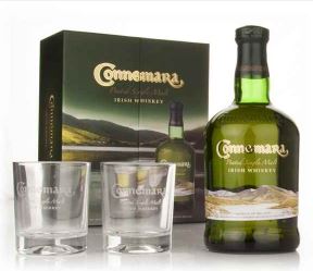 Connemara Peated Single Malt + Glasses 70cl 40° (NR) GBX x6