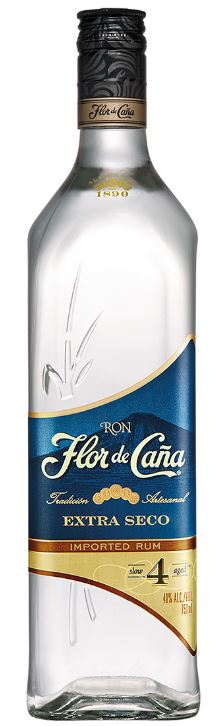 Flor de Cana Extra Seco 4 YO 70cl 37,5° (R) x6