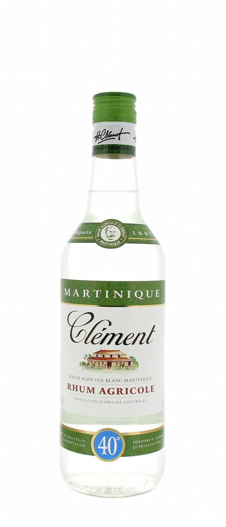 Clément Rhum Agricole Blanc 70cl 40° (R) x6