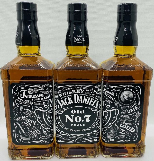 Jack Daniel's Old N°7 Paula Scher Limited Edition 70cl 43° (R) x6