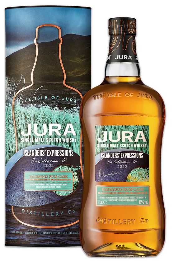Isle of Jura Islanders Expressions N°1 Barbados Rum Cask 100cl 40° (R) GBX x6
