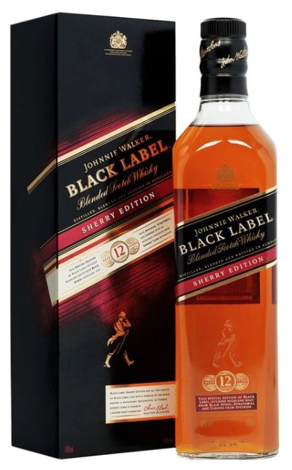 Johnnie Walker Black label Sherry Finish 70cl 40° (R) GBX x6