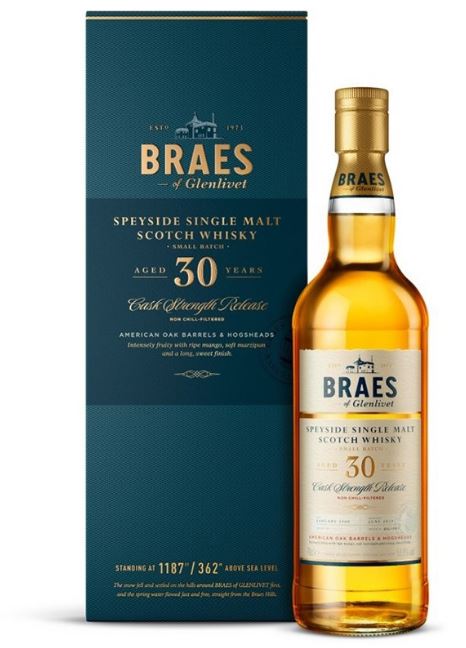 Braes of Glenlivet 30 YO 70cl 53° (R) GBX x6