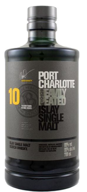 Bruichladdich Port Charlotte 10 YO Scottish Barley 70cl 50° (NR) x6