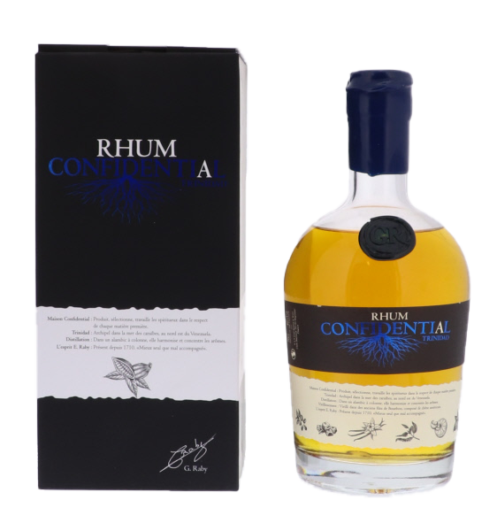 Confidential Rhum Finition Fût Bourbon 70cl 40° (NR) GBX x6