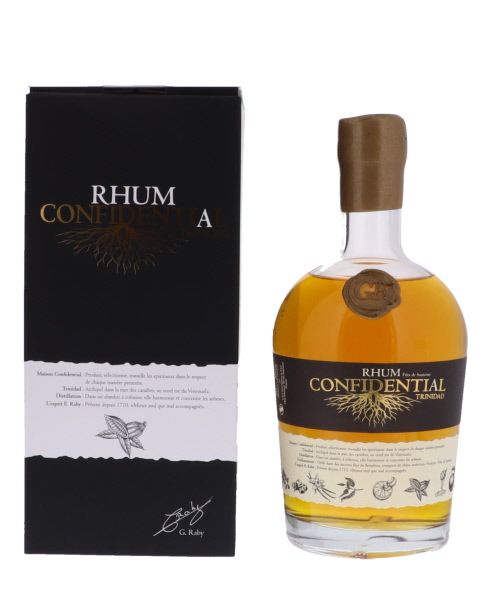 Confidential Rhum Finition Fût Sauternes 70cl 40° (NR) GBX x6