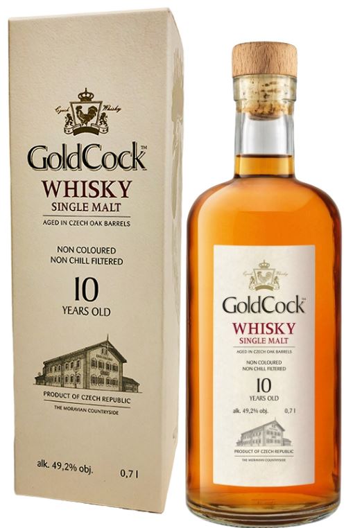 Gold Cock 10 YO 70cl 49,2° (R) GBX x6