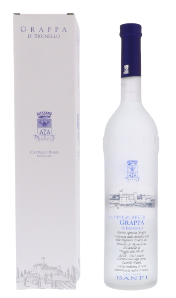 Grappa del Castello Banfi Capsula Nera 70cl 45° (NR) x6