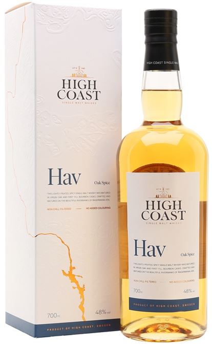 High Coast HAV Light Peated 70cl 48° (NR) GBX x6
