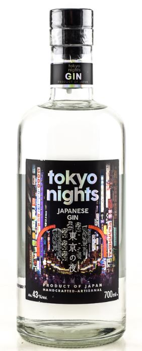Tokyo Nights Japanese Gin 70cl 43° (R) x6