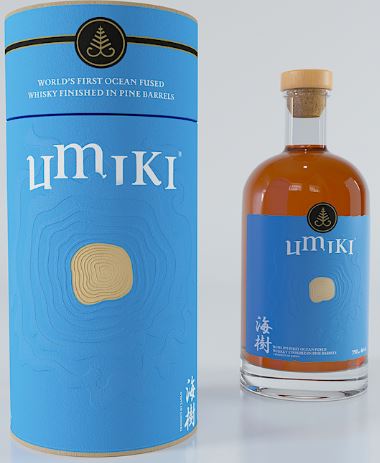 Umiki Ocean Fused Japanese Whisky Finished Pine Barrels 50cl 46° (R) GBX x12