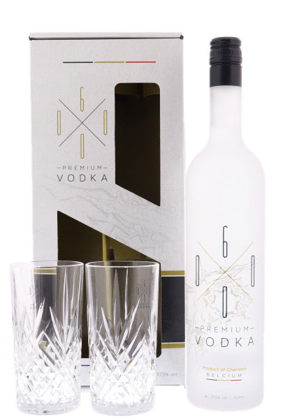 Vodka 6000 Pack + 2 Verres 70cl 37,5° (NR) GBX x1