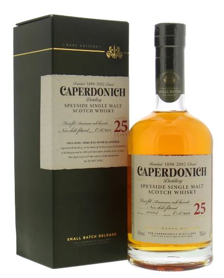 Caperdonich Peated 25 YO 70cl 45,5° (R) GBX x6