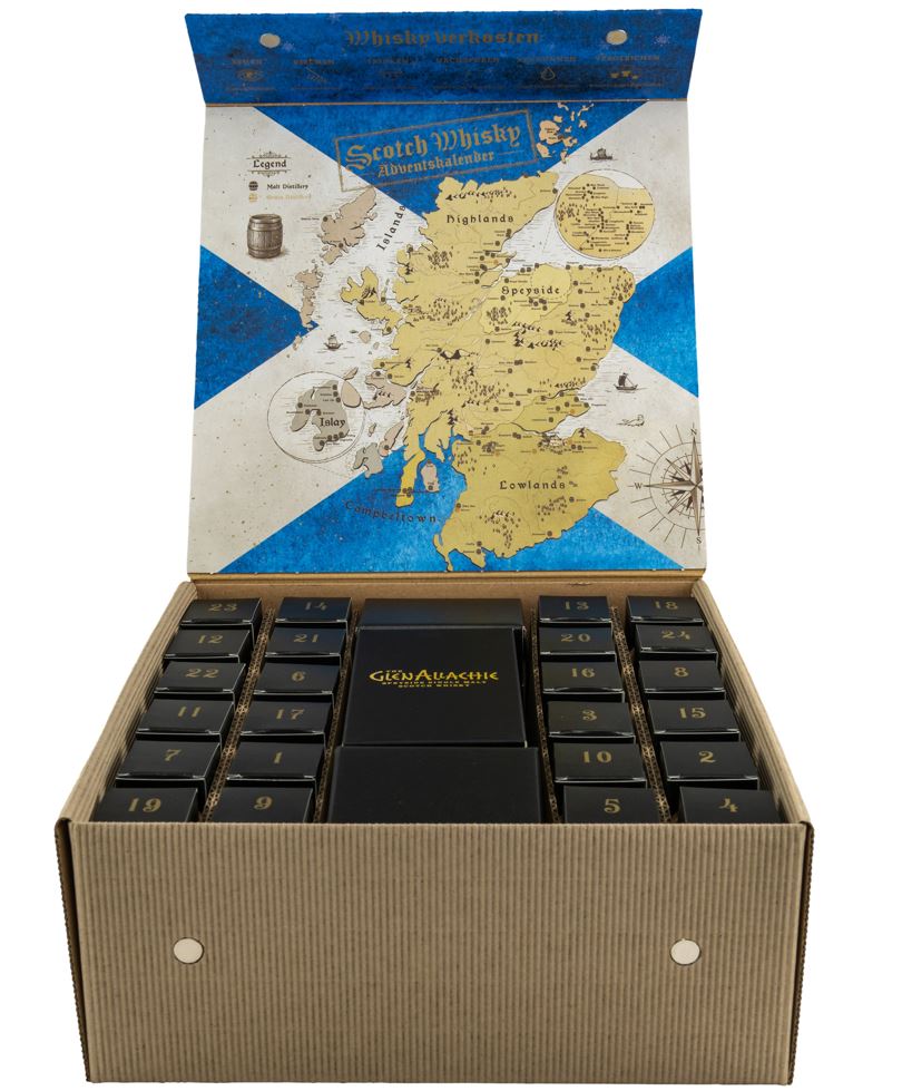 Advent Scotch and Malt Whiskies Calendar 48,01° 24 x 2cl (R) GBX x5