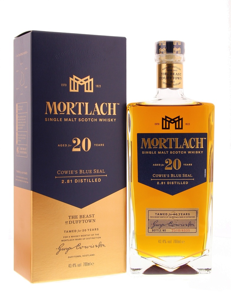 Mortlach 20 YO 70cl 43.4° (R) GBX x6