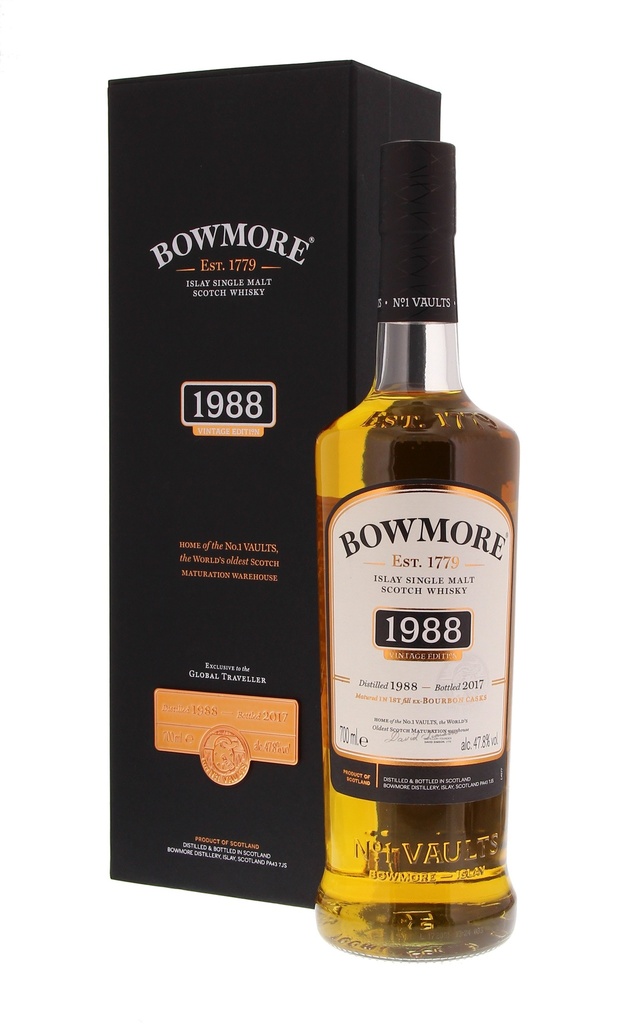 Bowmore 28 YO 1988 70cl 47,8° (R) GBX x6