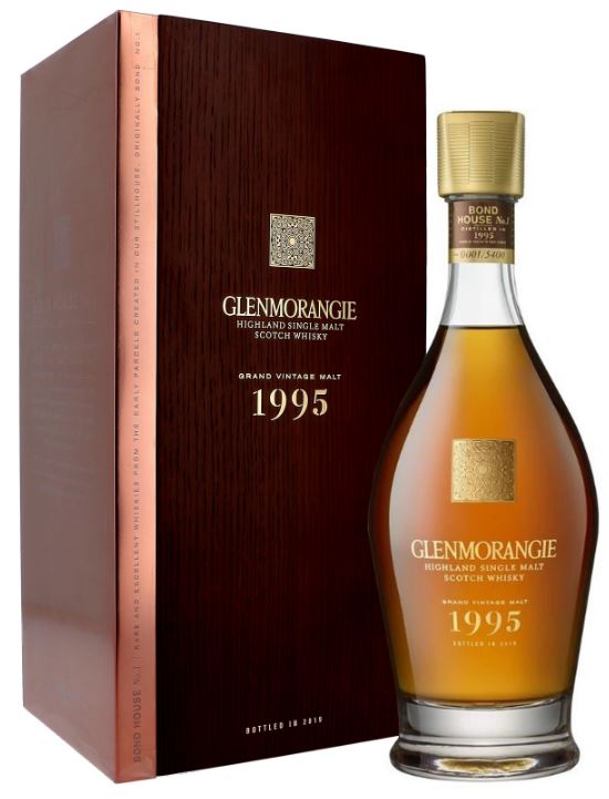 Glenmorangie Grand Vintage 1995 70cl 43° + Wooden GB (R) GBX x1