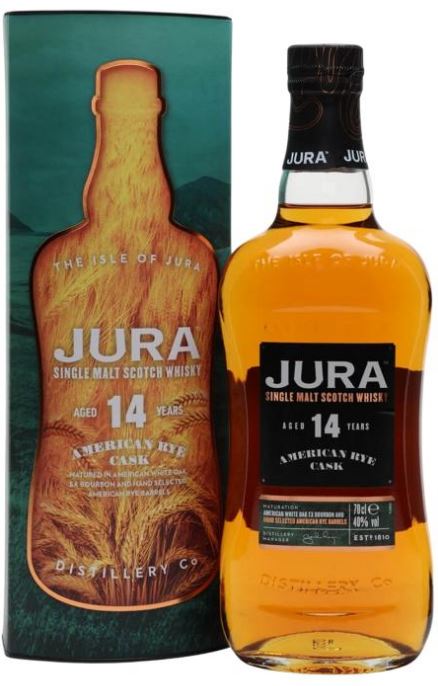 Isle Of Jura 14 YO American Rye 70cl 40° (R) GBX x6