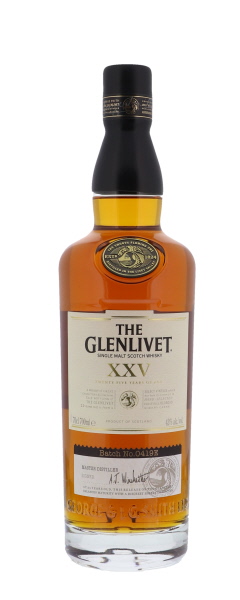 Glenlivet 25 Years 70cl 43° (R) GBX x3