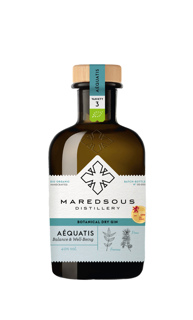 Maredsous Aéquatis - Organic Gin 1L 40° (NR) x6