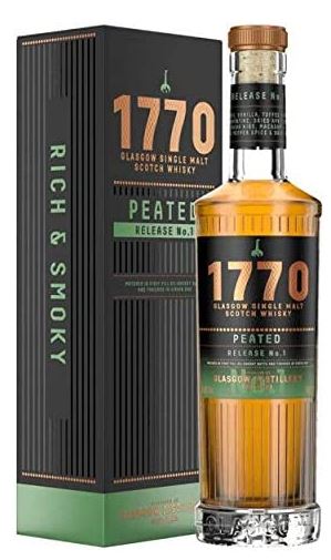 1770 Glasgow Single Malt Peated Rich & Smoky 70cl 46° (R) GBX x6